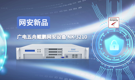 新品发布|888优惠活动大厅主页入口鲲鹏网安设备NK-3210，助力网安产品自主创新之路